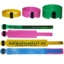 Collares identificativos anchos de poliuretano en colores amarillo, rosa, verde, azul y sus formatos planos