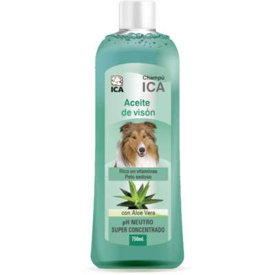 Champú ICA para perros con Aceite de Jojoba y Aloe Vera