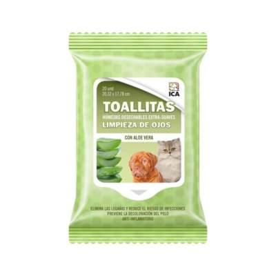 Toallitas húmedas para los ojos de las mascotas