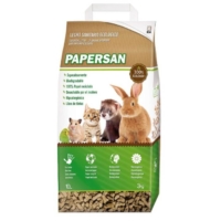 Saco de lecho sanitario ecológico Papersan de 10 litros para roedores y mascotas pequeñas