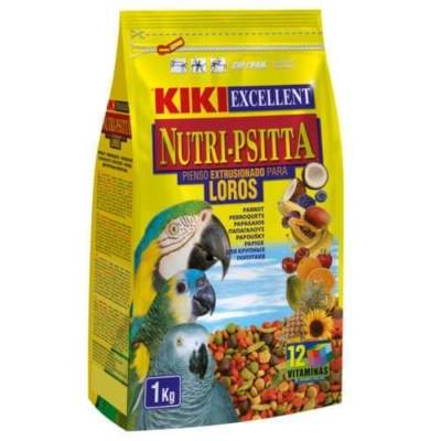 Pienso extrusionado para loros Kiki.
