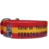 Collar de Poliuretano personalizado bandera de España