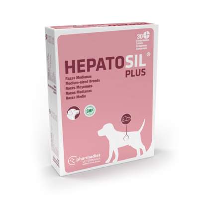 Hepatosil Plus razas medianas 30 comprimidos