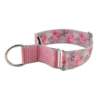 collar floral rosa