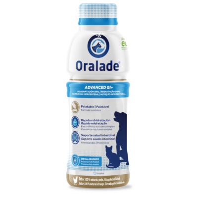 Oralade rehidratante para perros y gatos