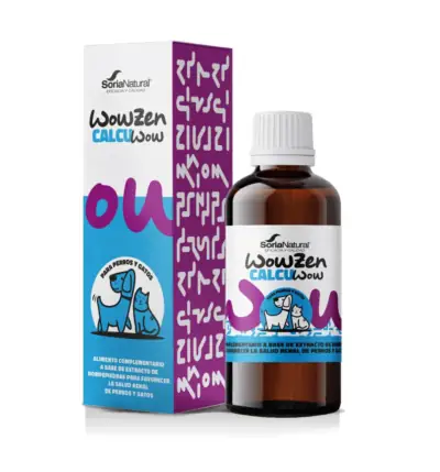 Calcuwow suplemento natural para la salud renal en perros y gatos